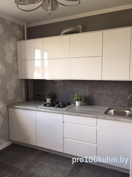 Кухни из крашенного МДФ в Минске заказать. Фото. Цены. Недорого.